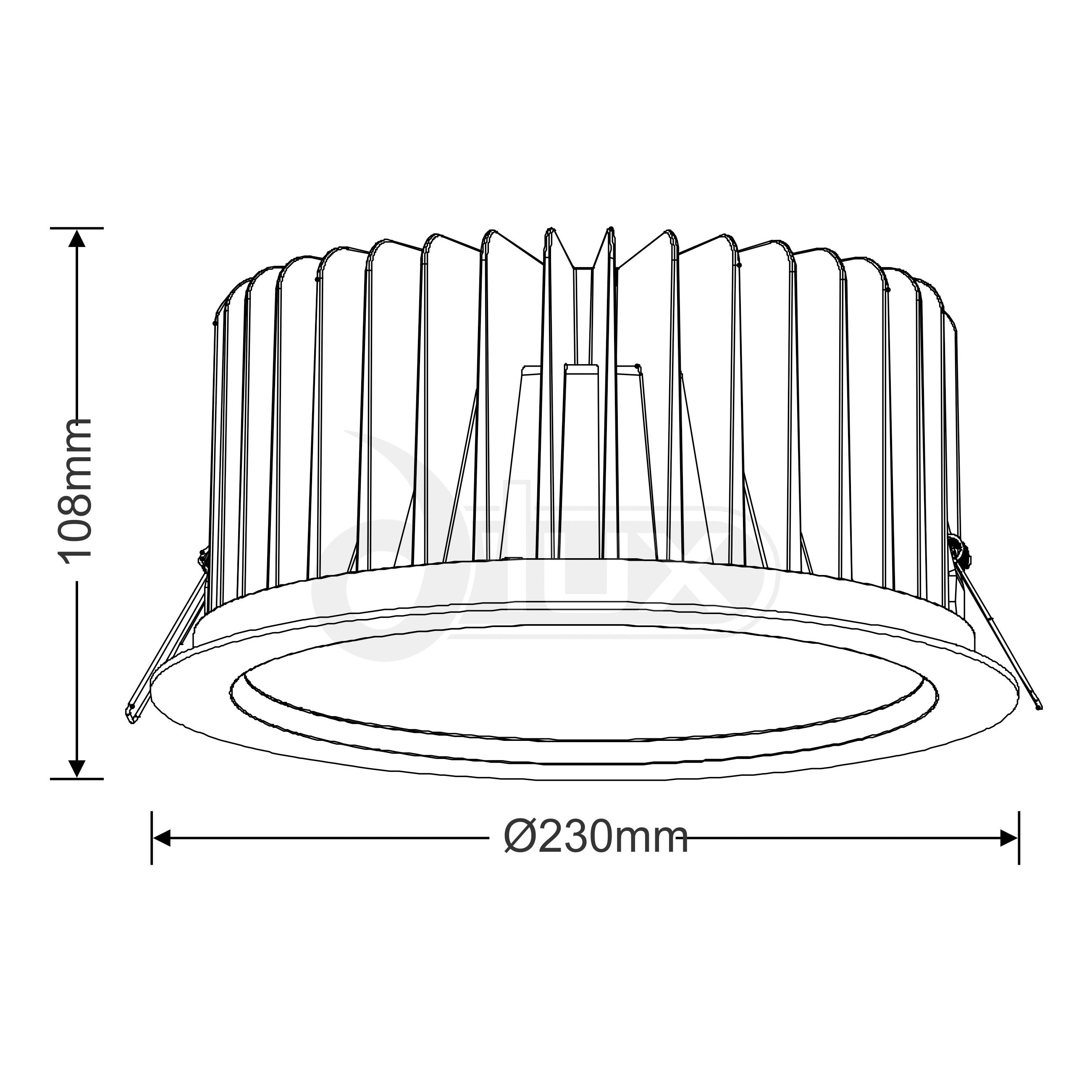 Brio 45 Recessed Ceiling Luminaires Dlux Round Recess Ceiling